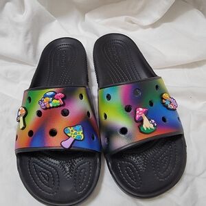 CROCS Black Sandals Comfortable Casual Footwear